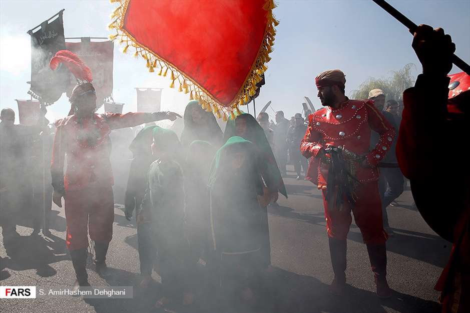 کاروان نمادین اسرای کربلا