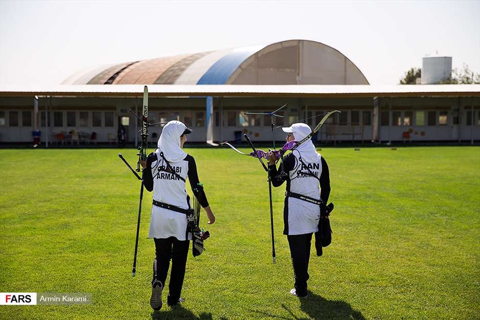 تمرین تیم ملی تیراندازی اعزامی به المپیک جوانان