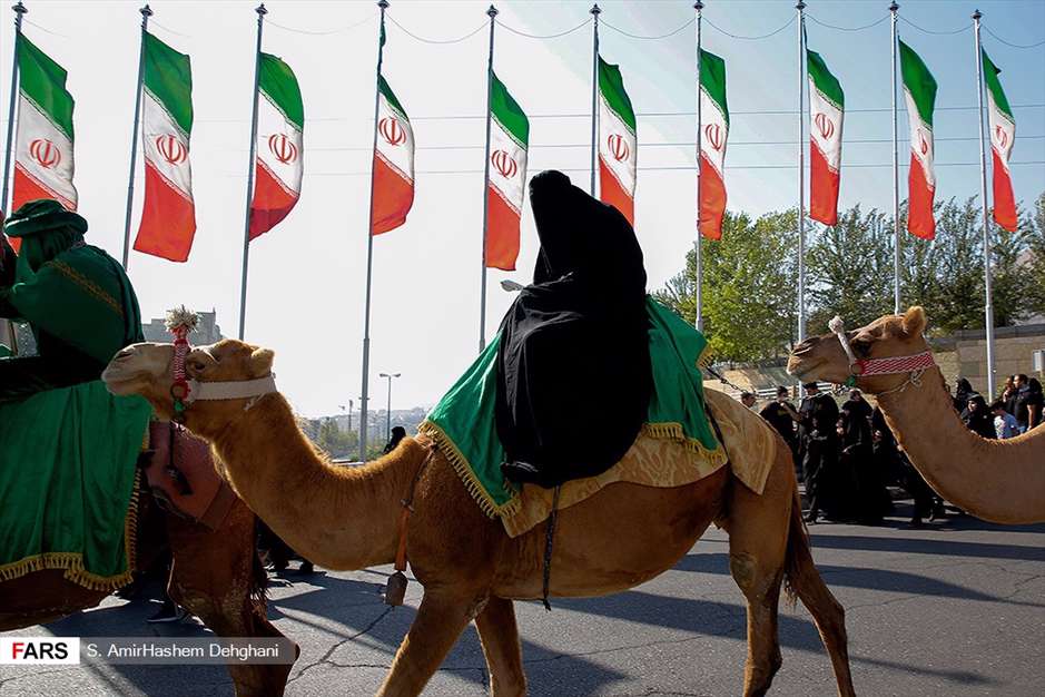 کاروان نمادین اسرای کربلا