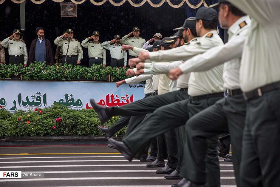 صبحگاه مشترک نیروی انتظامی