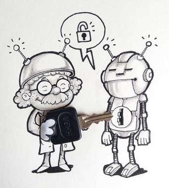 نقاشی های ترکیبی و طنز با اشیا 