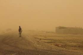 طوفان، گرد و غبار و کاهش دید در زابل