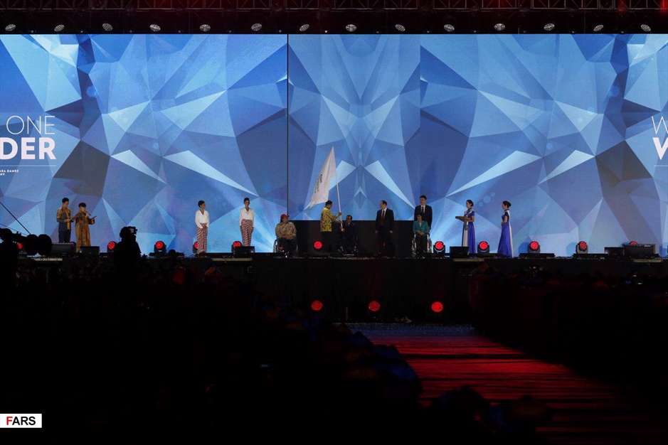 گزارش تصویری از مراسم اختتامیه بازی‌های پاراآسیایی 2018 اندونزی