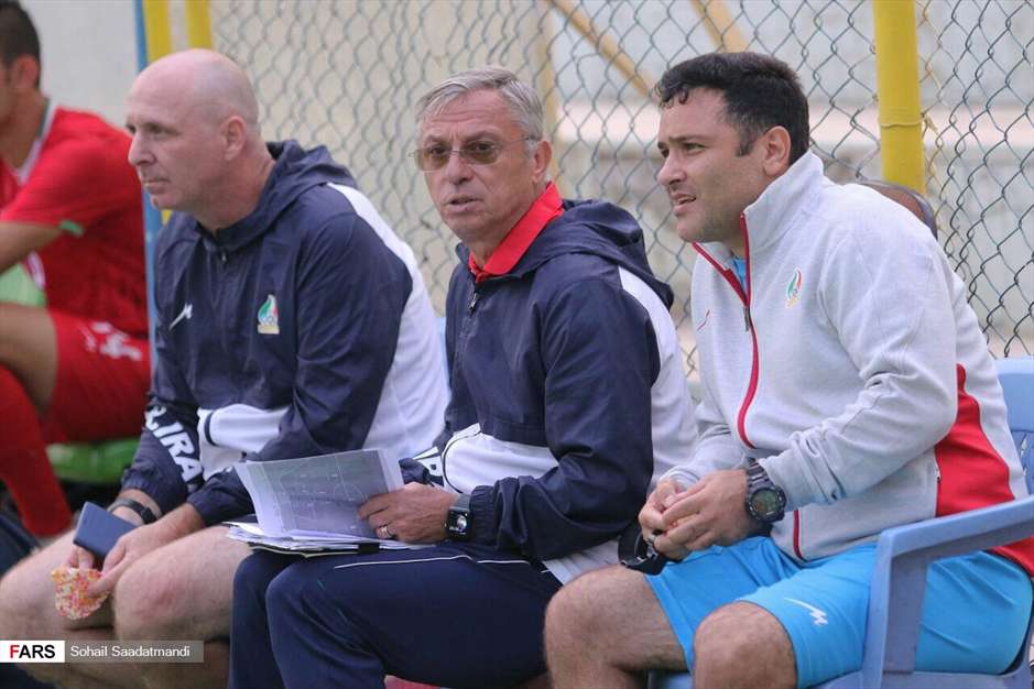 گزارش تصویری از فوتبال درون تیمی امیدها زیر نظر کرانچار