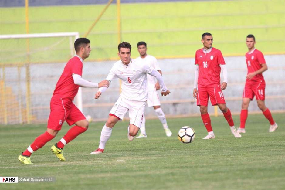 گزارش تصویری از فوتبال درون تیمی امیدها زیر نظر کرانچار