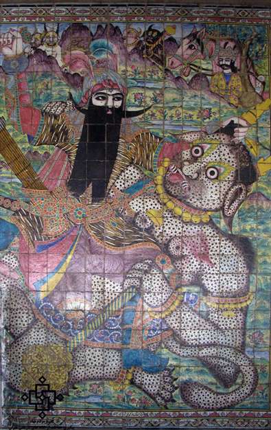 نبرد رستم و دیو سفید