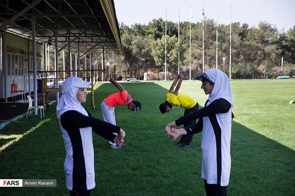 تمرین تیم ملی تیراندازی اعزامی به المپیک جوانان