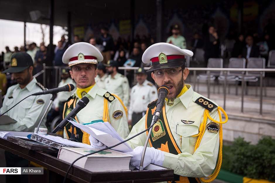 صبحگاه مشترک نیروی انتظامی