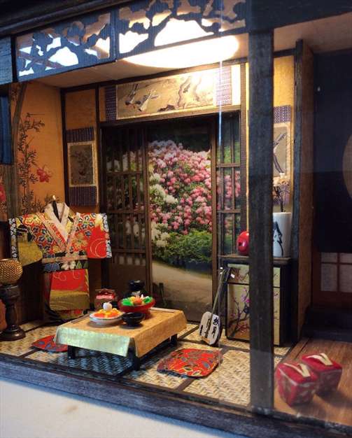 خانه‌های ژاپنی مینیاتوری، ترکیب هنر و خلاقیت 