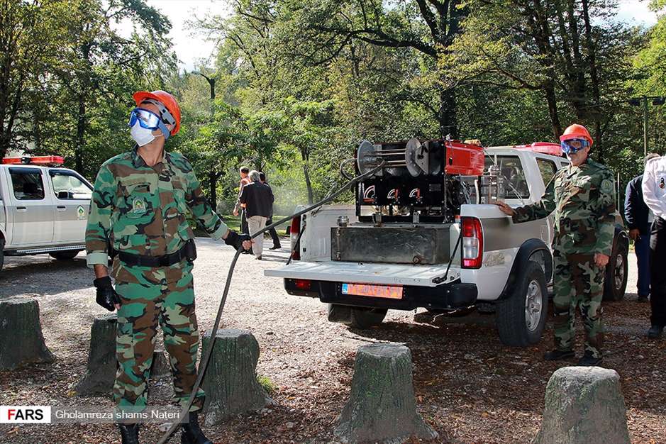 رزمايش پدافند غيرعامل در سی سنگان