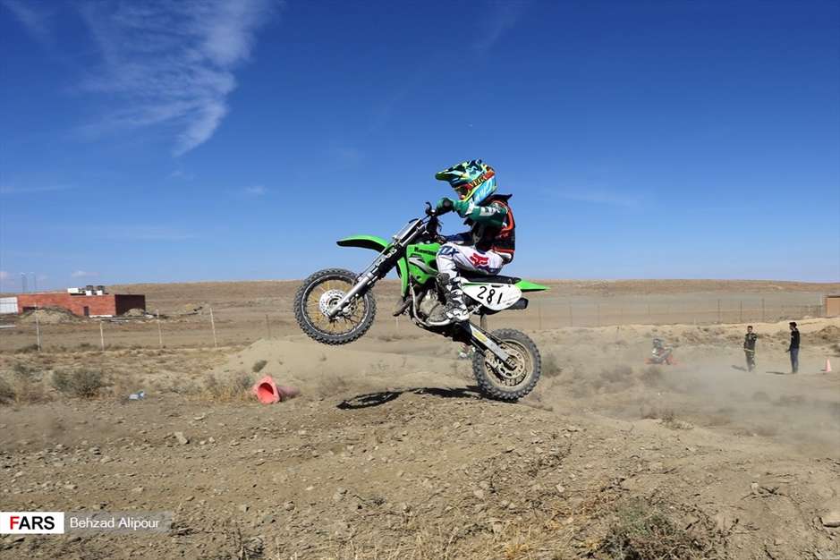 مسابقات موتور کراس قهرمانی کشور در همدان