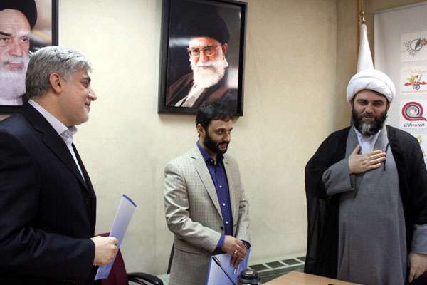 دیدار صمیمانه حجت الاسلام قمی با مدیران تبیان