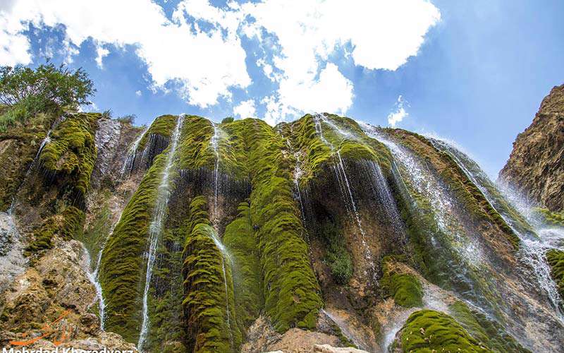 آبشار زیبای پونه زار
