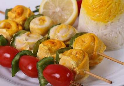 جوجه کباب حلزونی