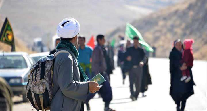 شیرینی درد تاول پاها به عشق خادمی زائران آقا شیرینی درد تاول پاها به عشق خادمی زائران آقا