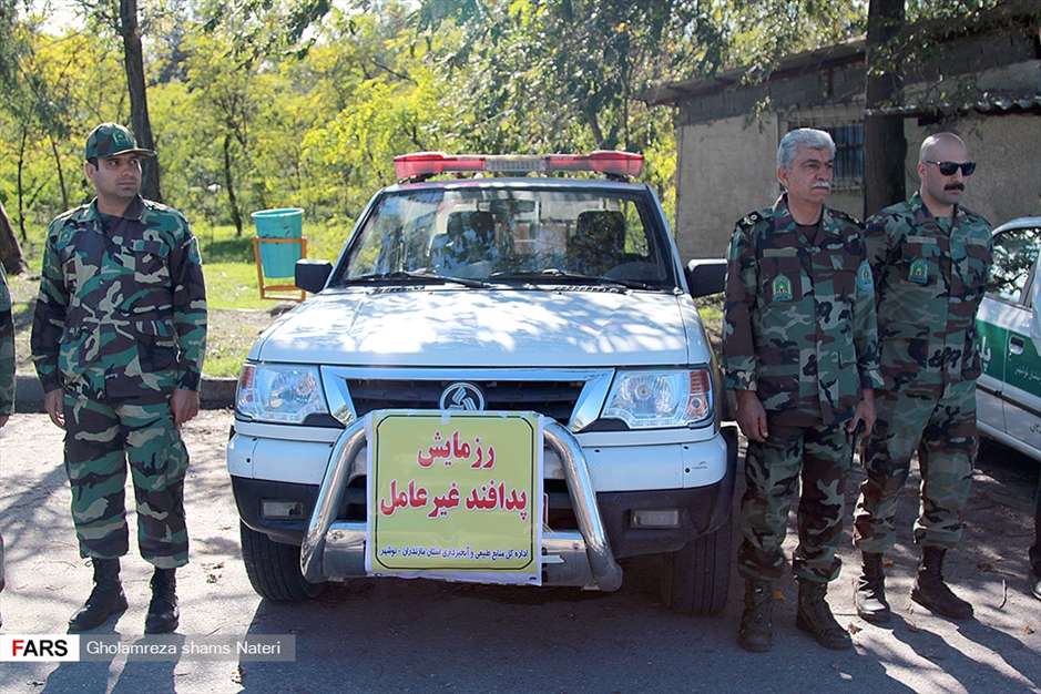 رزمايش پدافند غيرعامل در سی سنگان
