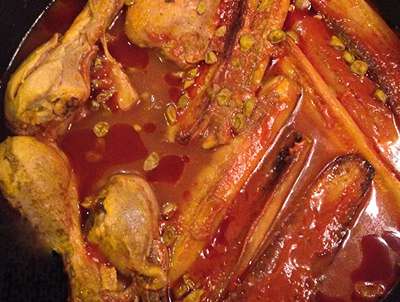 خورشت کدو با مرغ