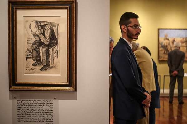 دستخط ونگوگ در موزه ملی دستخط ونگوگ در موزه ملی