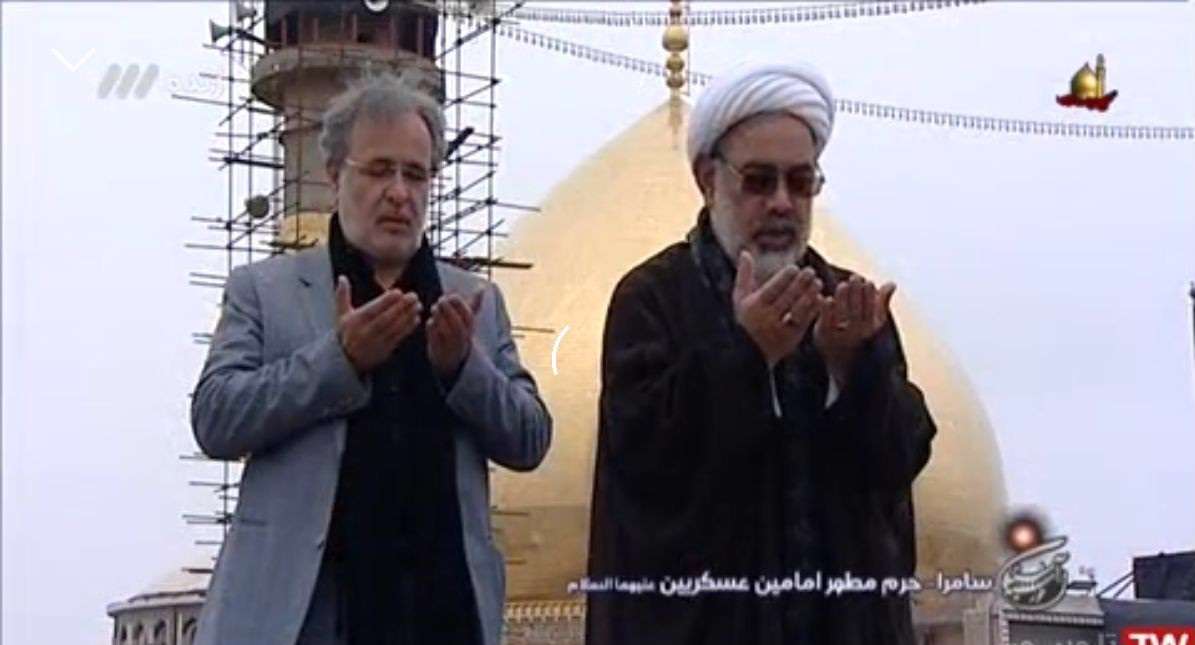 اقامه نماز جماعت در برنامه زنده تلویزیونی