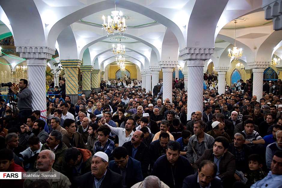 مراسم مولودی خوانی در سنندج