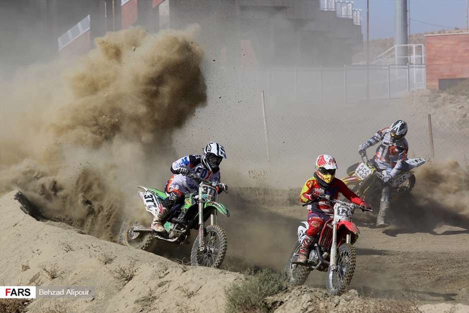 مسابقات موتور کراس قهرمانی کشور در همدان