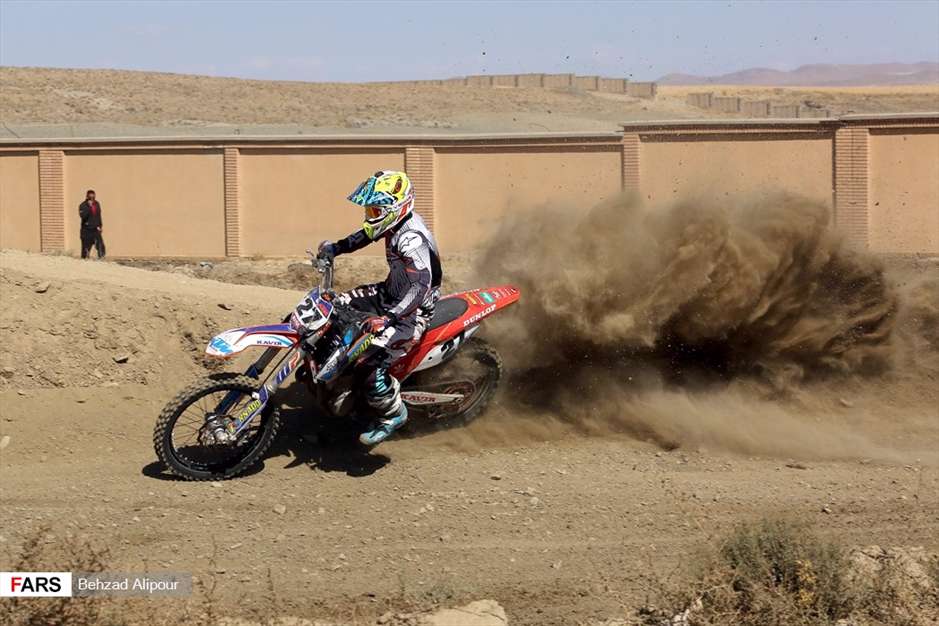 مسابقات موتور کراس قهرمانی کشور در همدان