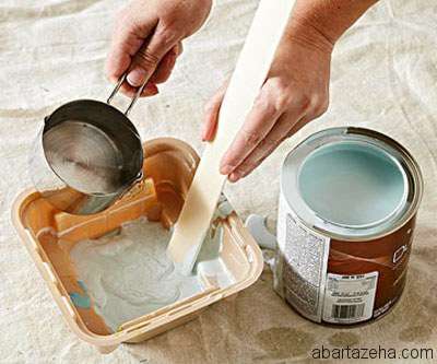 روش رنگ آمیزی میز به سبک قدیمی