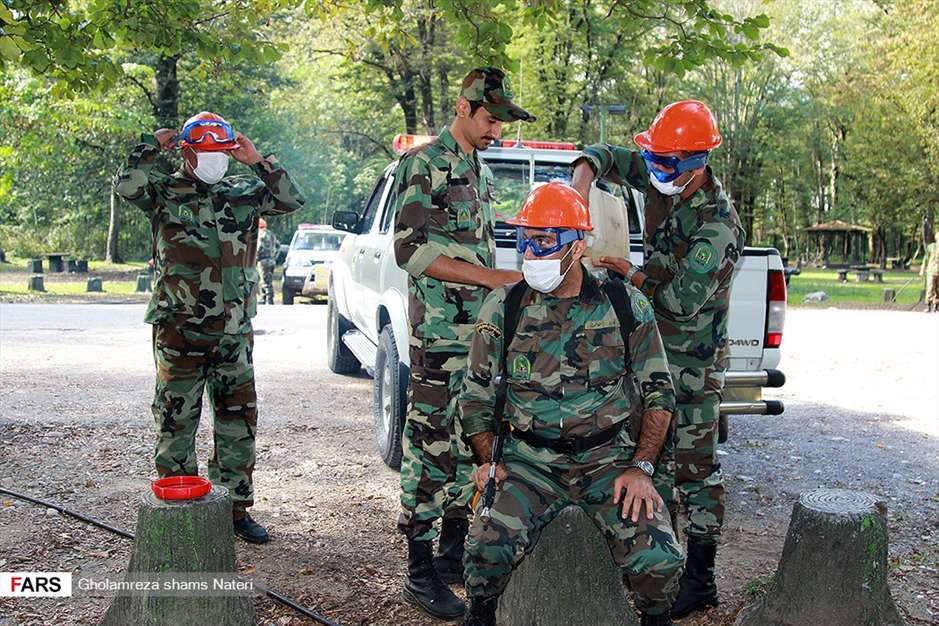 رزمايش پدافند غيرعامل در سی سنگان