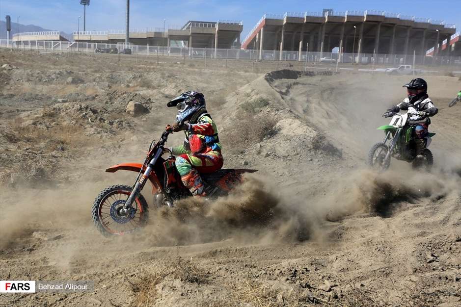 مسابقات موتور کراس قهرمانی کشور در همدان