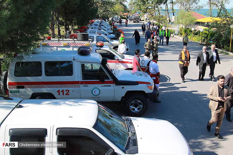 رزمايش پدافند غيرعامل در سی سنگان