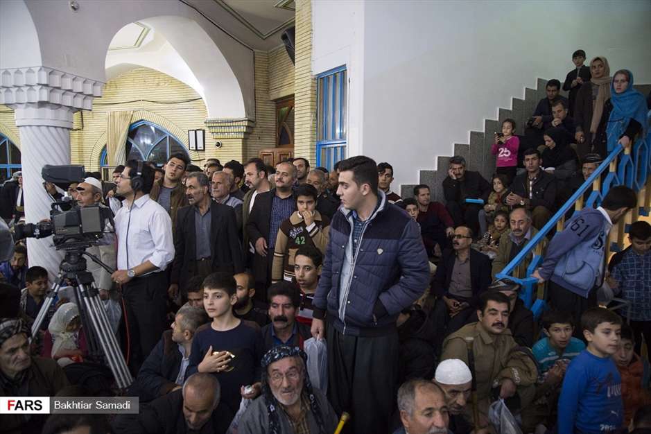 مراسم مولودی خوانی در سنندج