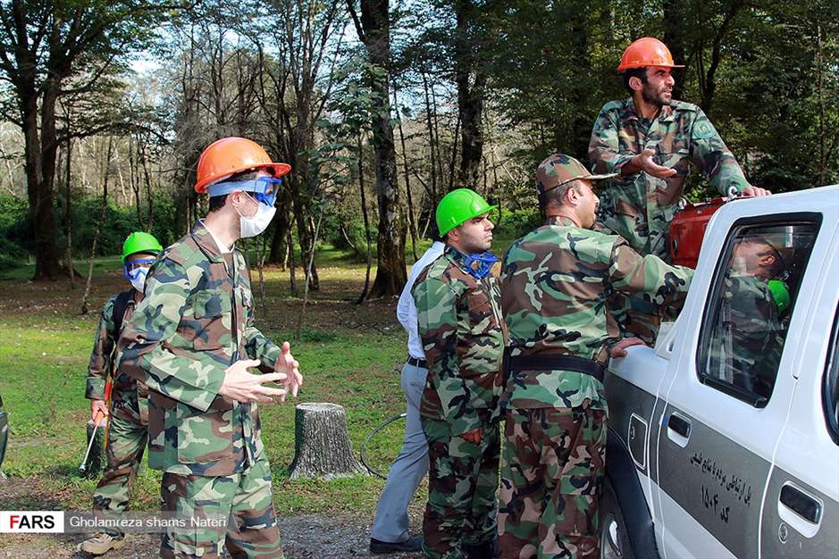 رزمايش پدافند غيرعامل در سی سنگان