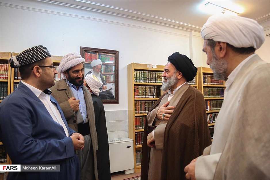 دیدار علمای کردستان با مراجع تقلید در قم