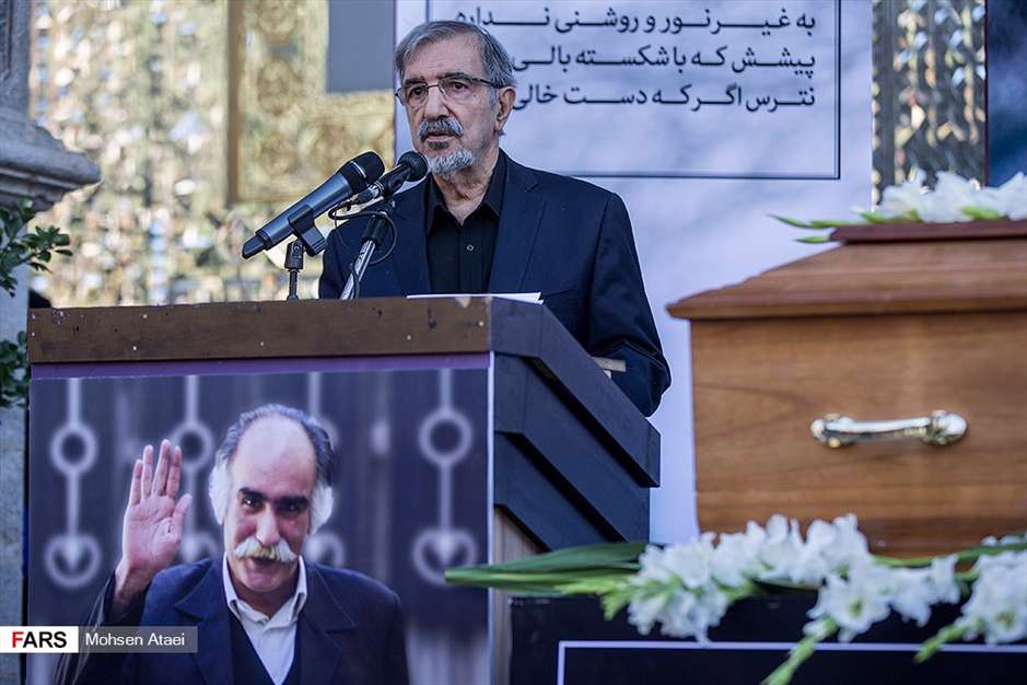 مراسم تشییع پیکر مرحوم زرویی نصرآباد