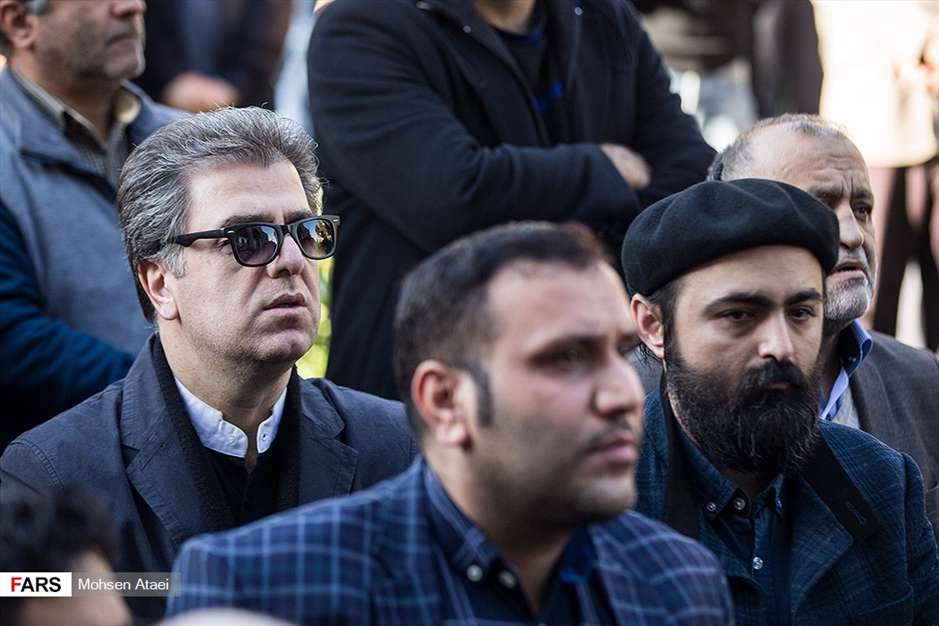 مراسم تشییع پیکر مرحوم زرویی نصرآباد