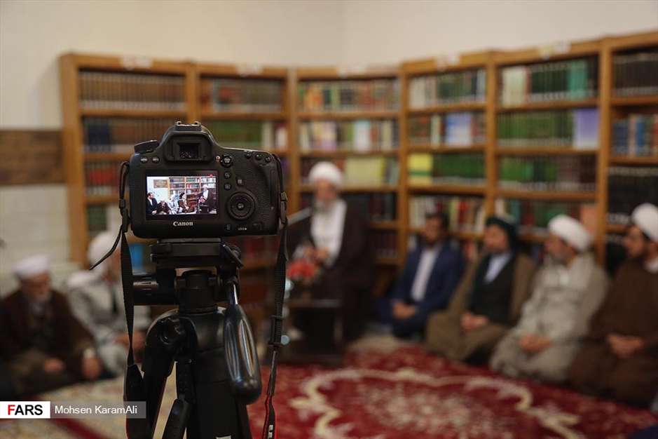 دیدار علمای کردستان با مراجع تقلید در قم