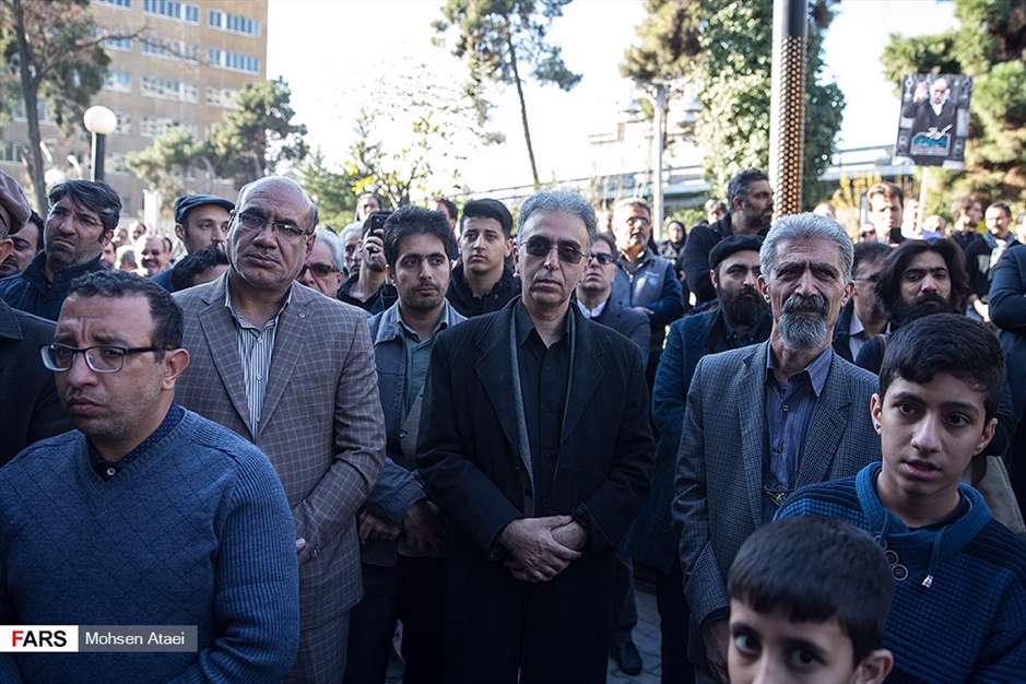 مراسم تشییع پیکر مرحوم زرویی نصرآباد