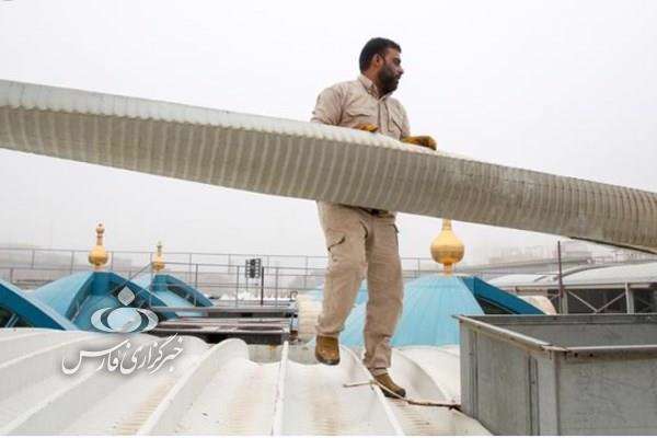 تجهیز سیستم خنککننده صحن حضرت زهرا (س) آغاز شد+ عکس تجهیز سیستم خنککننده صحن حضرت زهرا (س) آغاز شد+ عکس