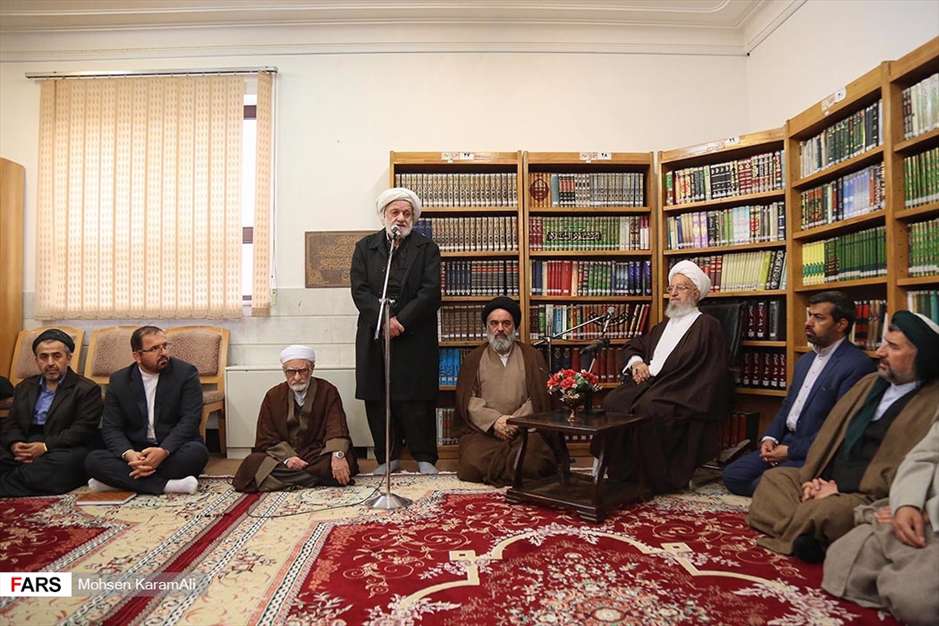 دیدار علمای کردستان با مراجع تقلید در قم