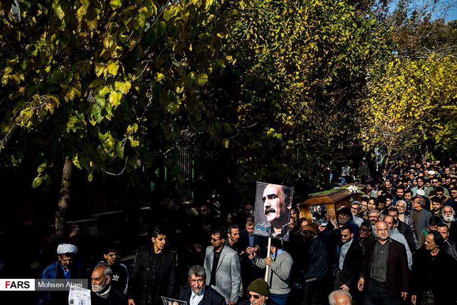 مراسم تشییع پیکر مرحوم زرویی نصرآباد