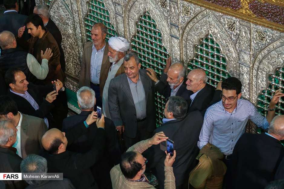 آیین رونمایی از ضریح جدید مطهر شهدای کربلا