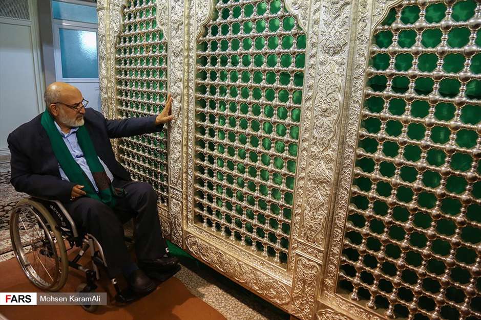 آیین رونمایی از ضریح جدید مطهر شهدای کربلا