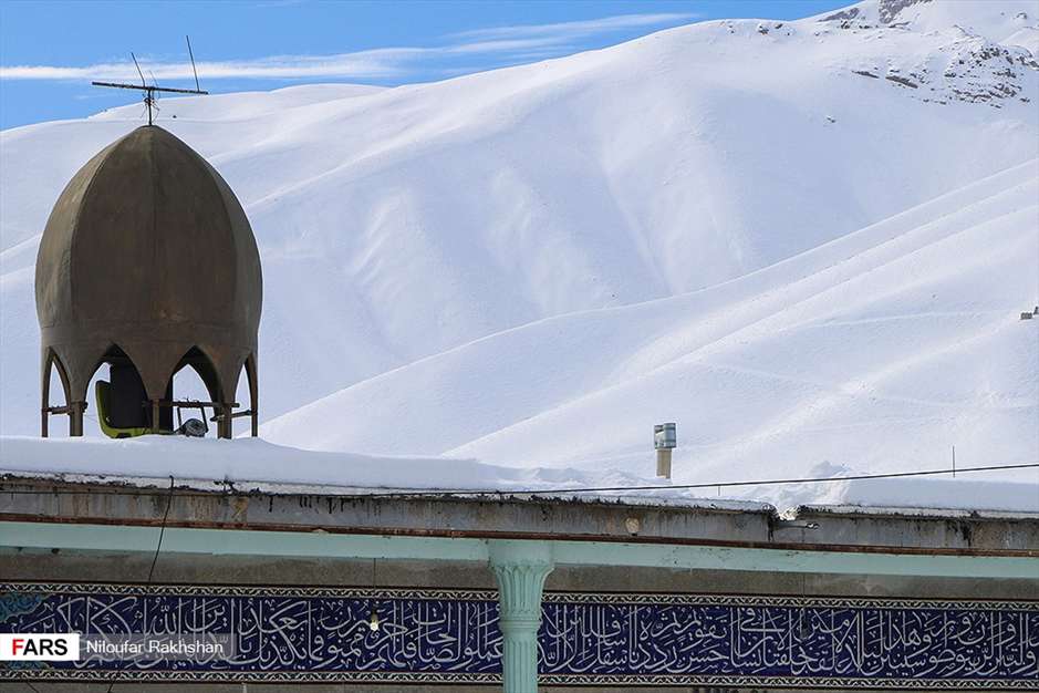 برف پاییزی در کوهرنگ