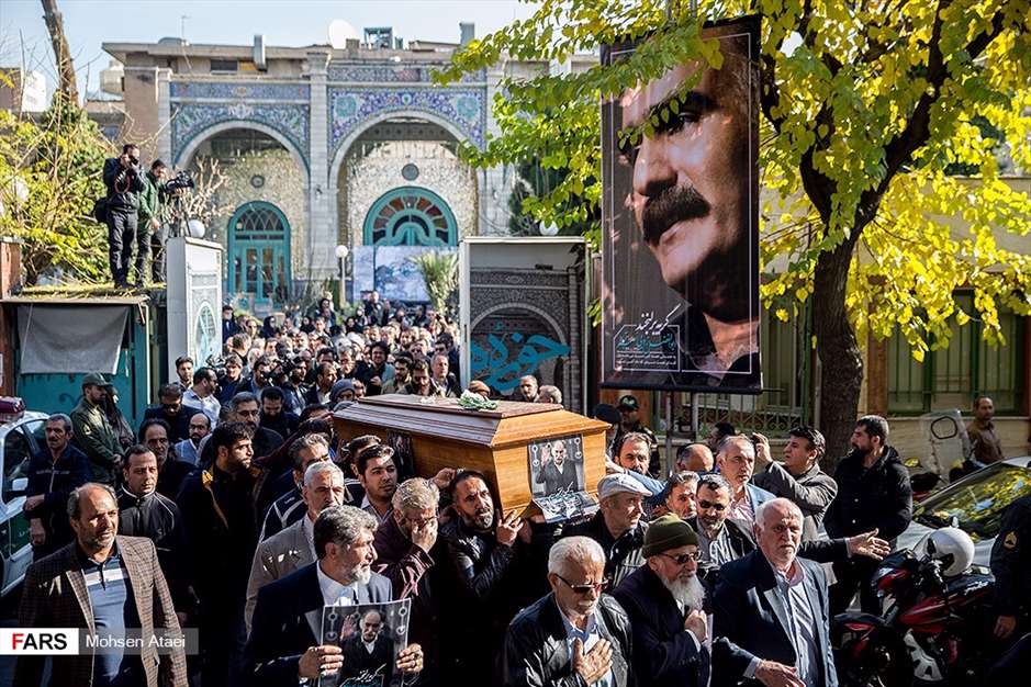 مراسم تشییع پیکر مرحوم زرویی نصرآباد