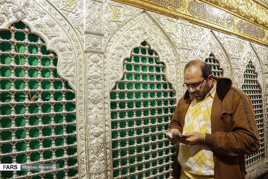 آیین رونمایی از ضریح جدید مطهر شهدای کربلا