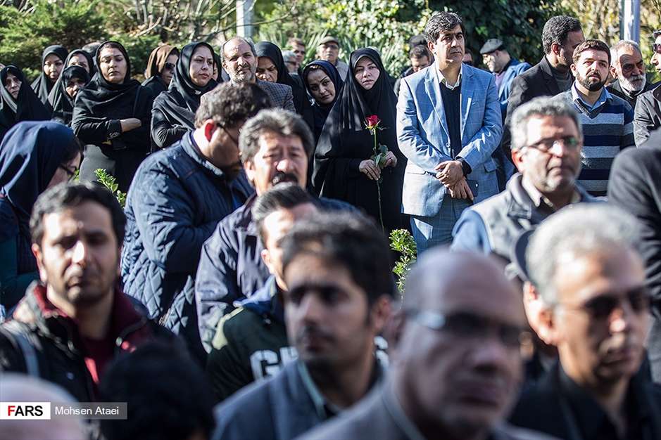 مراسم تشییع پیکر مرحوم زرویی نصرآباد