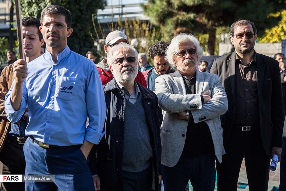 مراسم تشییع پیکر مرحوم زرویی نصرآباد