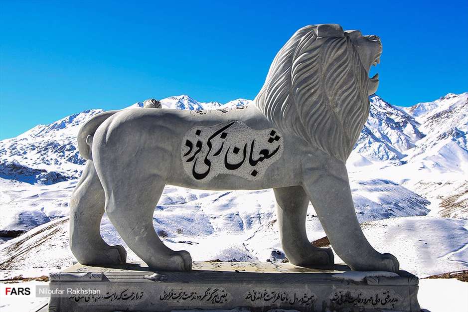 برف پاییزی در کوهرنگ