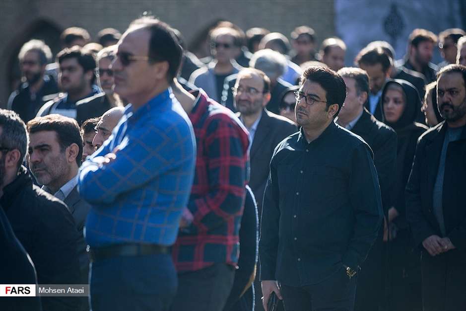 مراسم تشییع پیکر مرحوم زرویی نصرآباد