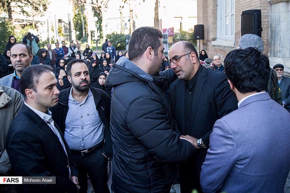 مراسم تشییع پیکر مرحوم زرویی نصرآباد